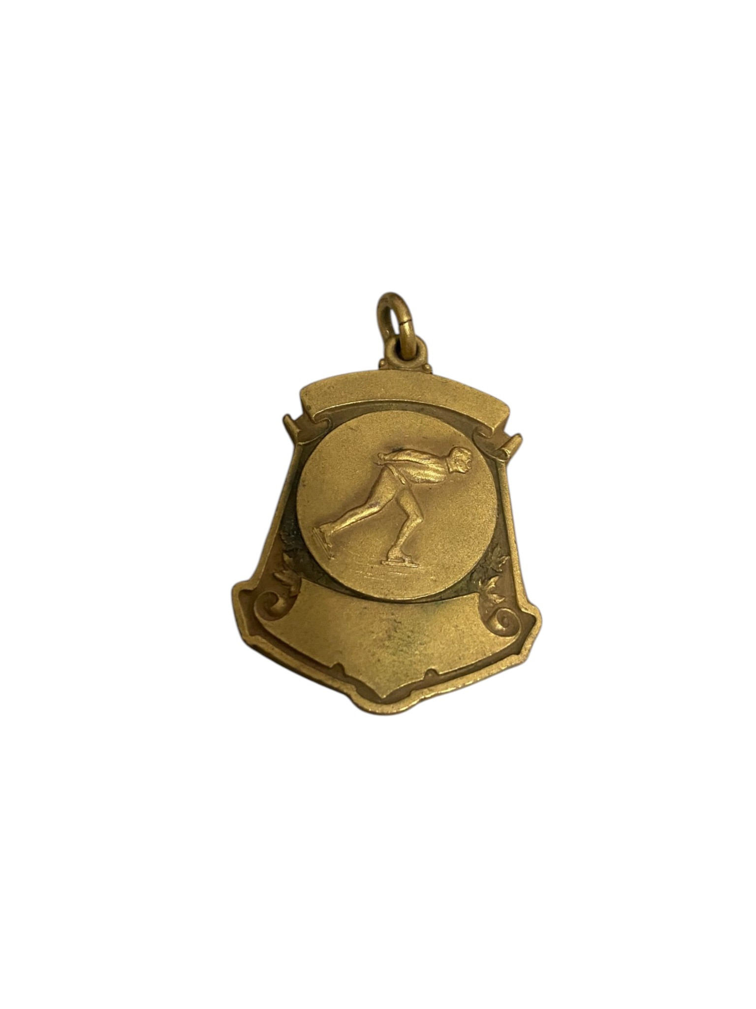 Vintage Skating 1st Place Award Bailey Pendant/Medal