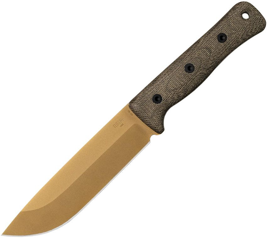 REIFF KNIVES F6 Leuku Gen 2 Fixed Blade Mic - FDE