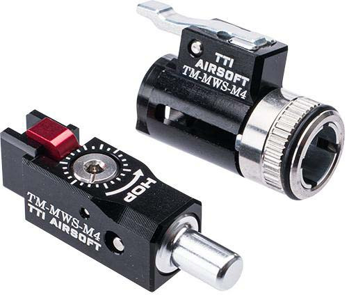 Titanium Tactical Industry CNC Hop-Up Chamber & Adjuster Set for Tokyo Marui M4 MWS Gas Blowback Airsoft Rifles