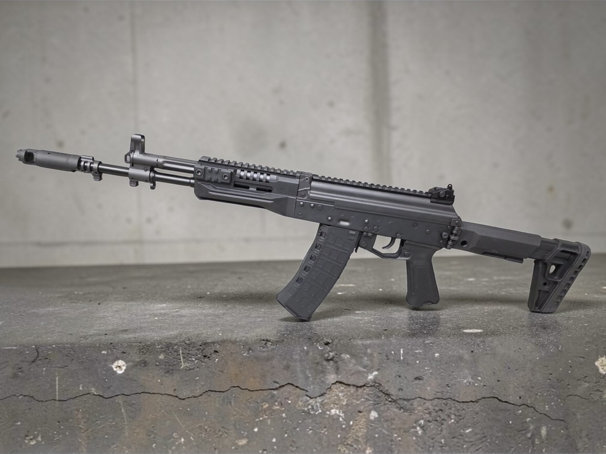 Arcturus AK-12U FE Steel-Bodied Modernized Airsoft AEG Rifle - Package - USEDⓈ