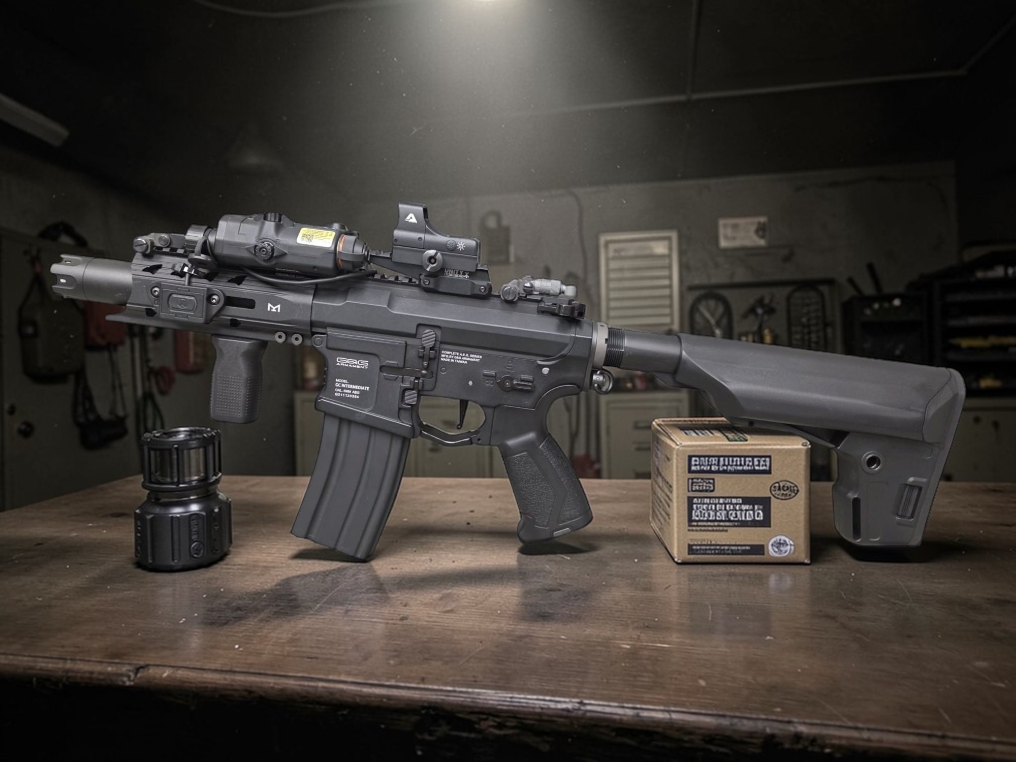 G&G ARP 556 Full Metal M4 Airsoft PDW AEG - USEDⓈ