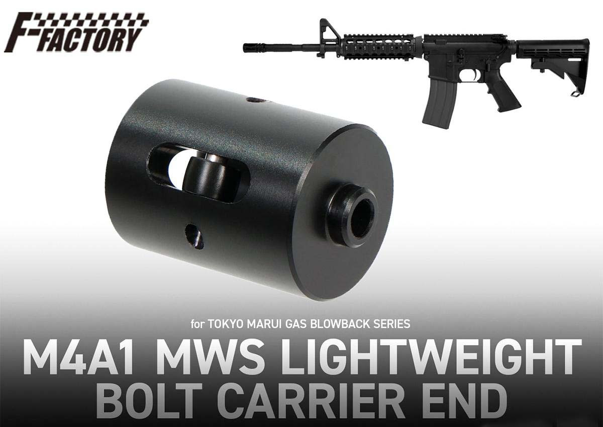 Laylax x First Factory Lightweight Bolt Carrier End for TM M4A1 MWS Gas Blowback Rifles