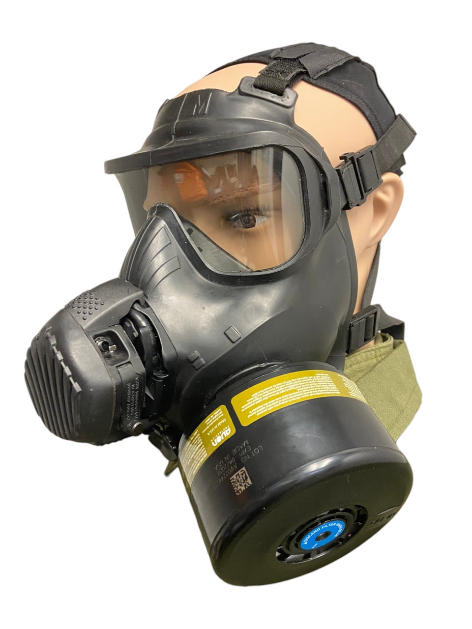 Law Enforcement Trade in Medium C50 Avon Gas Mask W/ 2 Sealed Filter