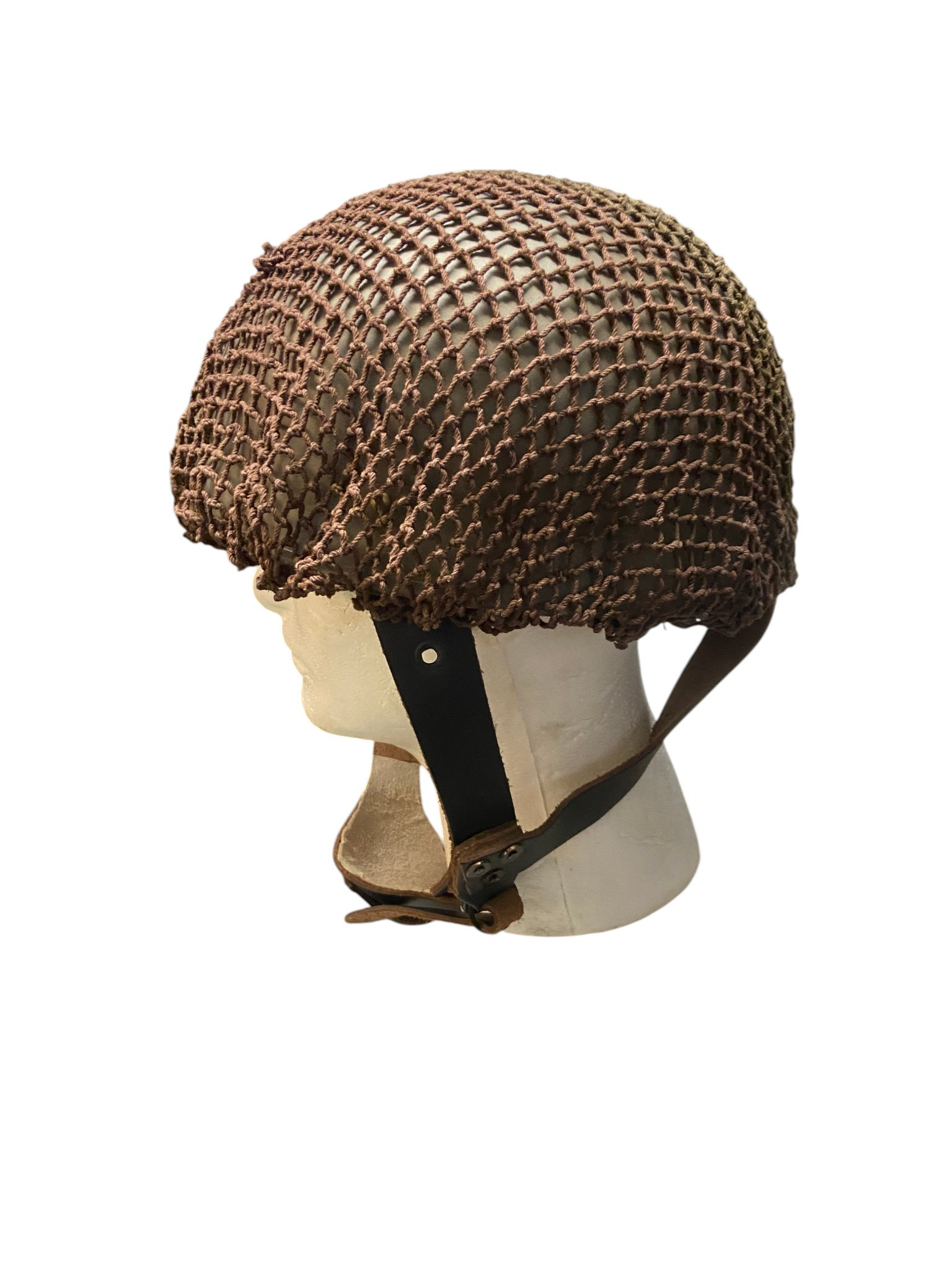 WPG Reproduction WW2 British Paratrooper MK-1 Helmet W/ Helmet Pad &  Multi-Tone Net