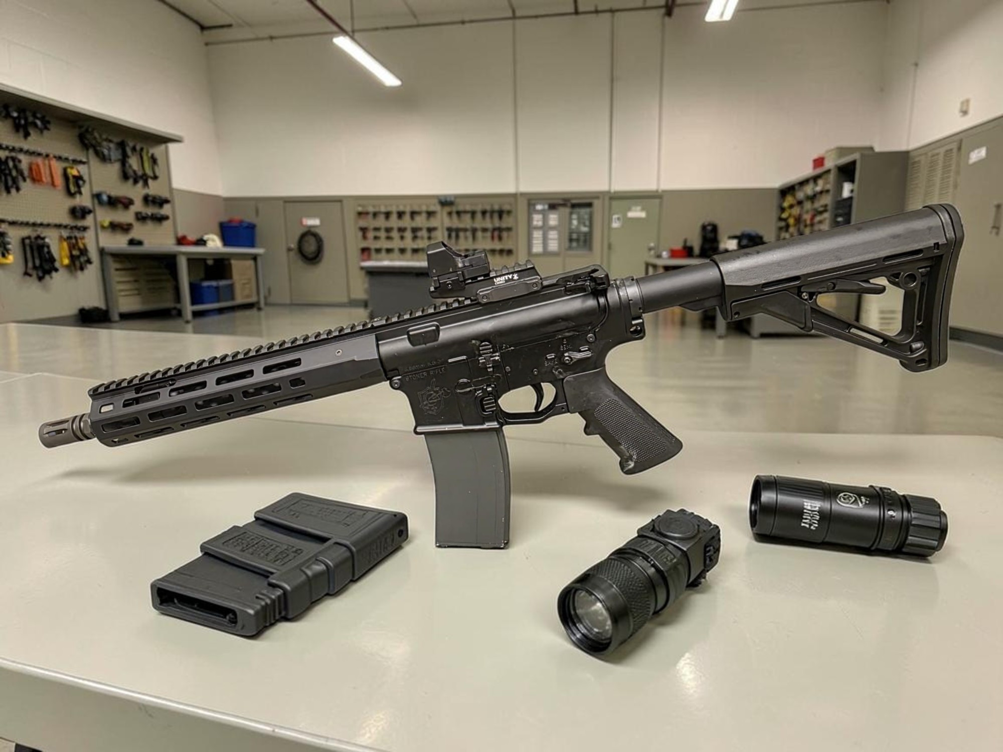 WELL PRO KAC KS3 Gas Blowback Airsoft Rifle - USEDⓈ
