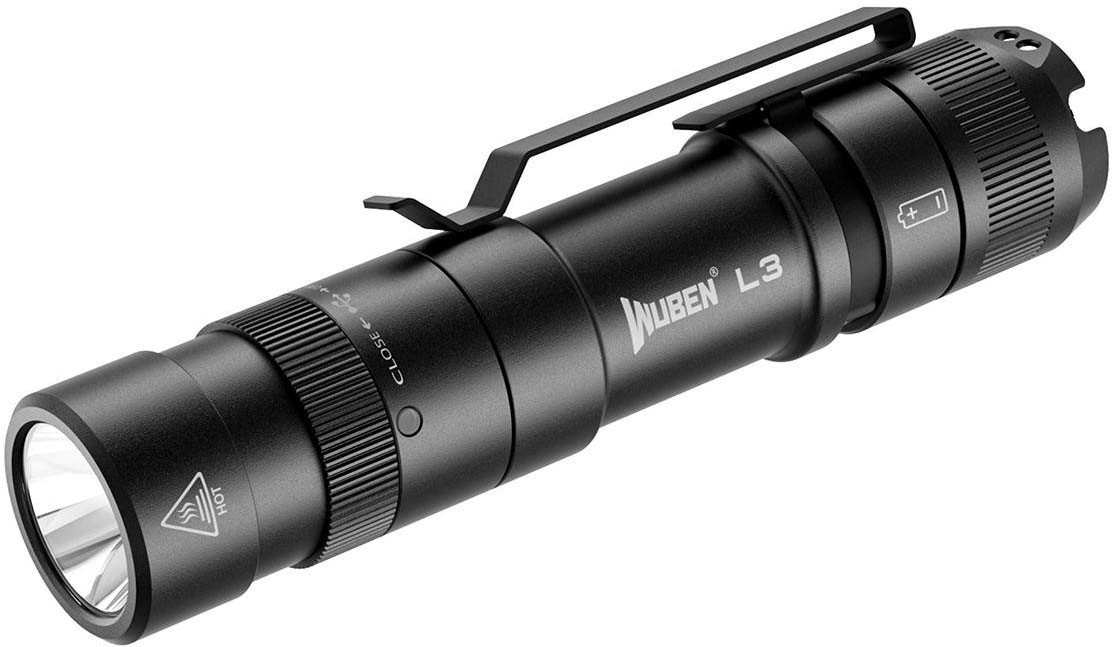 Wuben 3000 Lumens Rechargeable L3 Tactical Pocket Flashlight