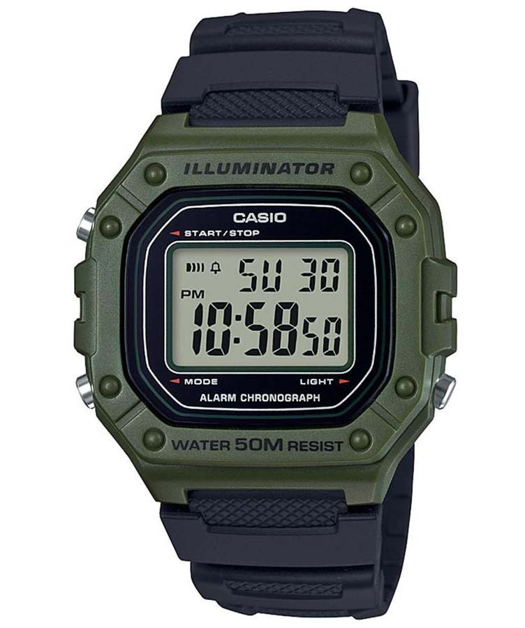 Casio Men's W218H-3AV Digital Sports Watch