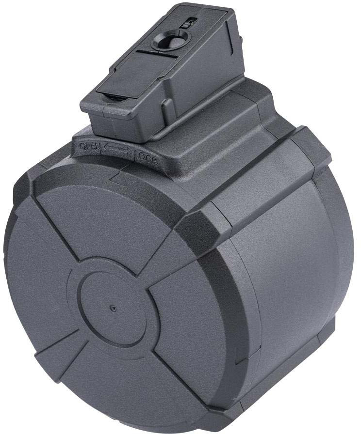 WELL PRO High Speed Electric Drum Magazine for Airsoft AEGs