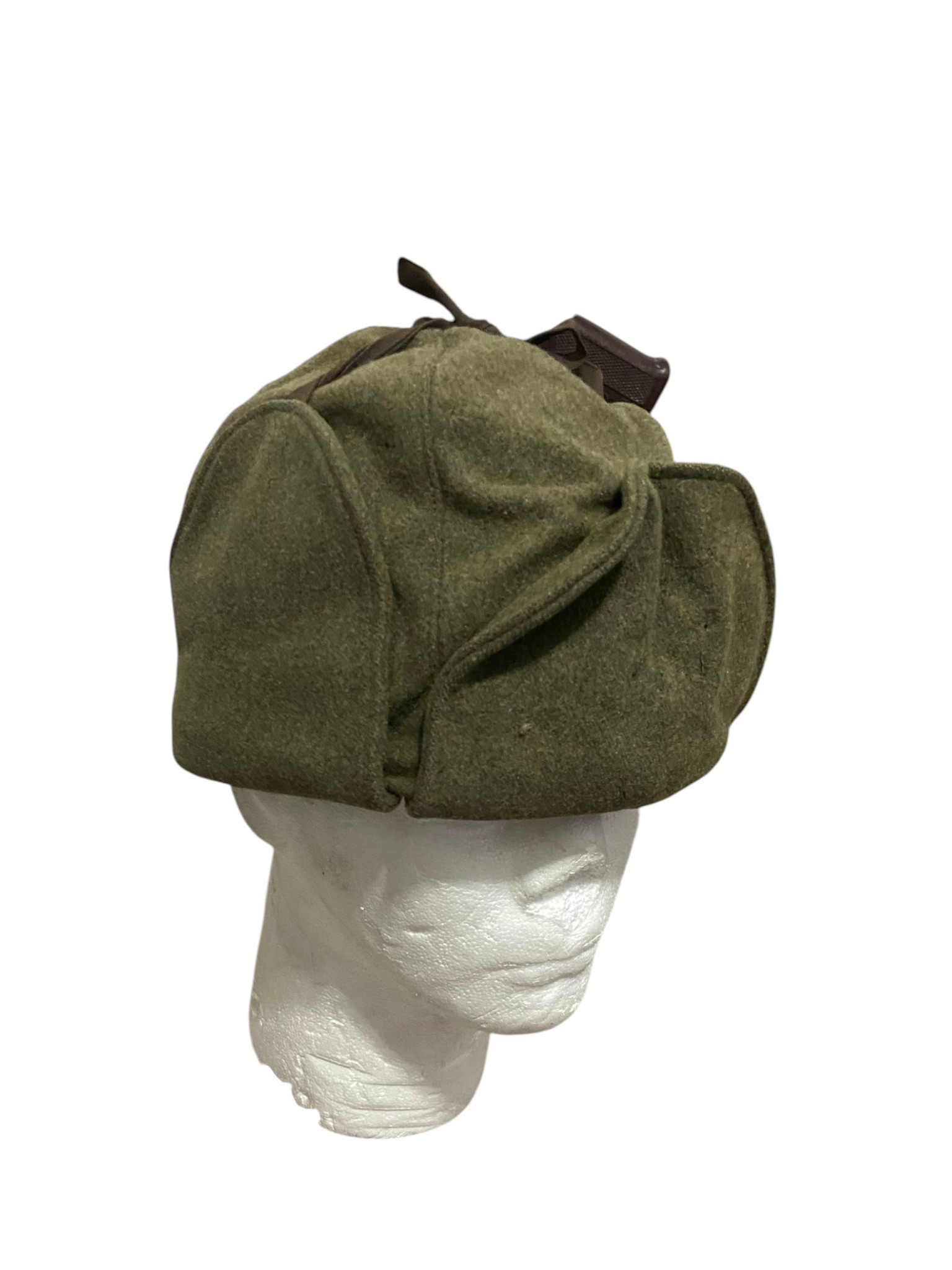 WW2 Canadian Army Brill Cold Weather Cap - 7 1/8