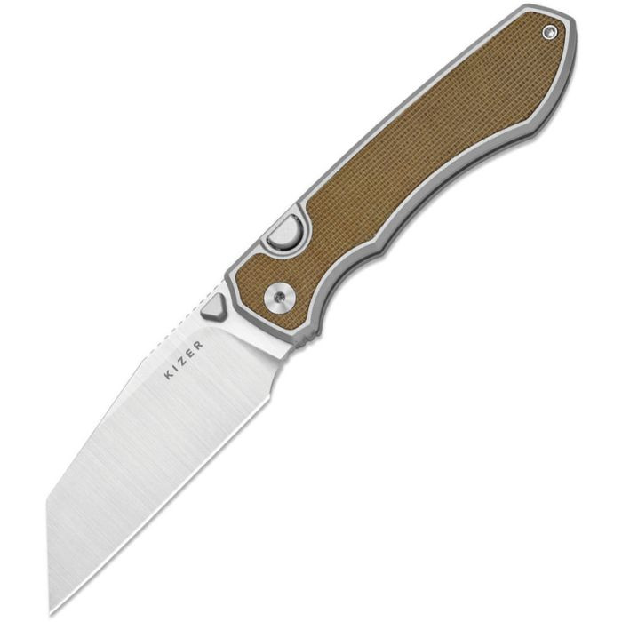 Wharning Button Linerlock Brn