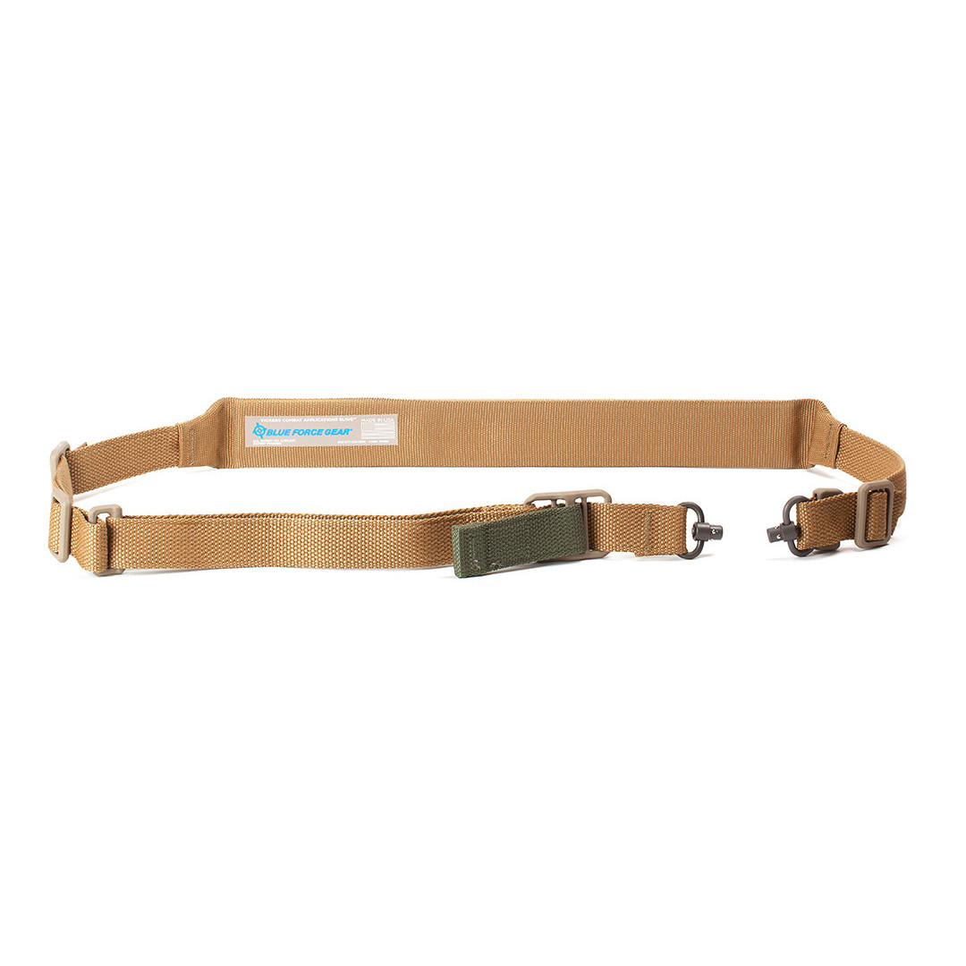 Vickers Padded 2-To-1 Sling Push Button Coyote Brown