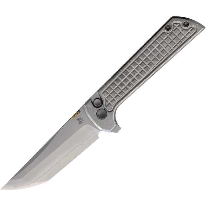 Chop 2 Button Lock Grid Silver