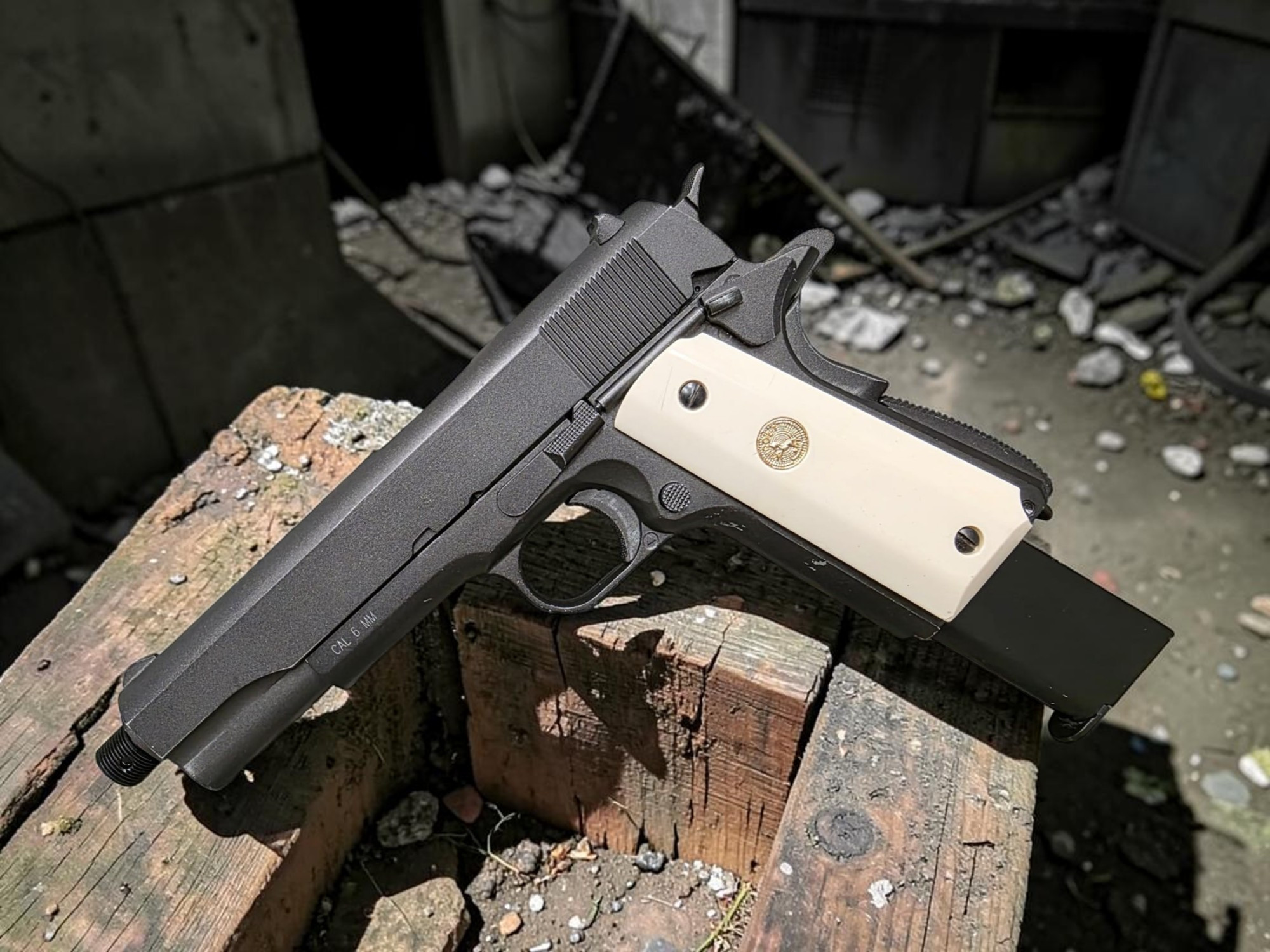 KWC M1911A1 CO2 Powered Airsoft Gas Blowback Pistol - USEDⓈ