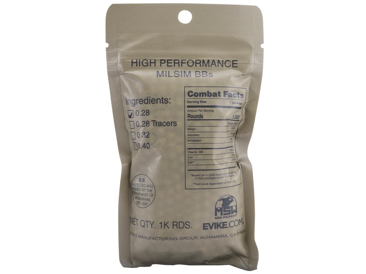 MilSim West Match Grade BRE Airsoft BBs