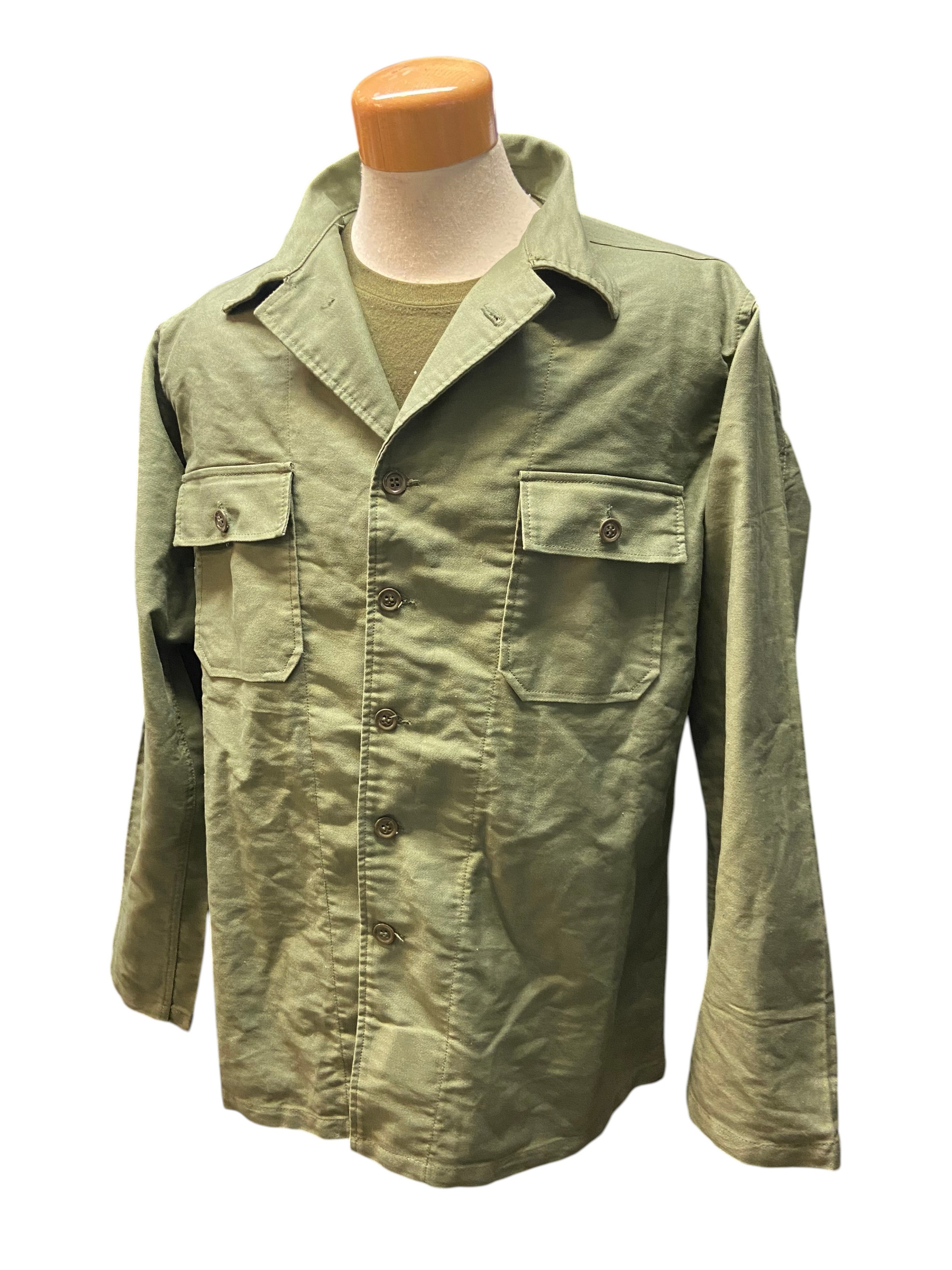 Moore Militaria Textile Reproduction Vietnam OG-107 1st Pattern Sateen Cotton Shirt