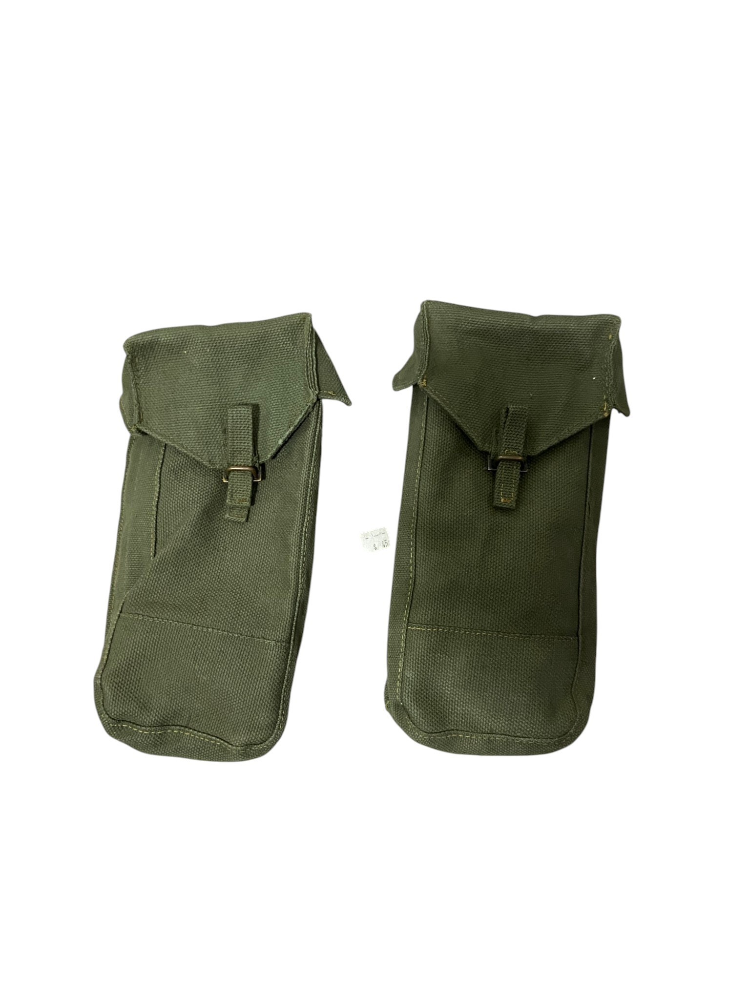 Korean War Period Canadian Army 51' Pattern Ammo Pouches - Pair