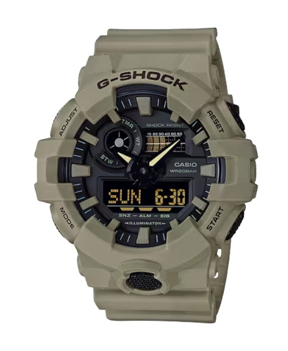 G-Shock GA700UC-5A Watch - Resin Tan/Black