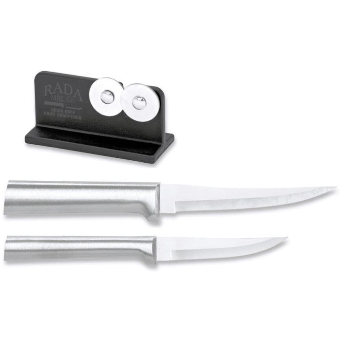 Paring/Sharpener Set Alum