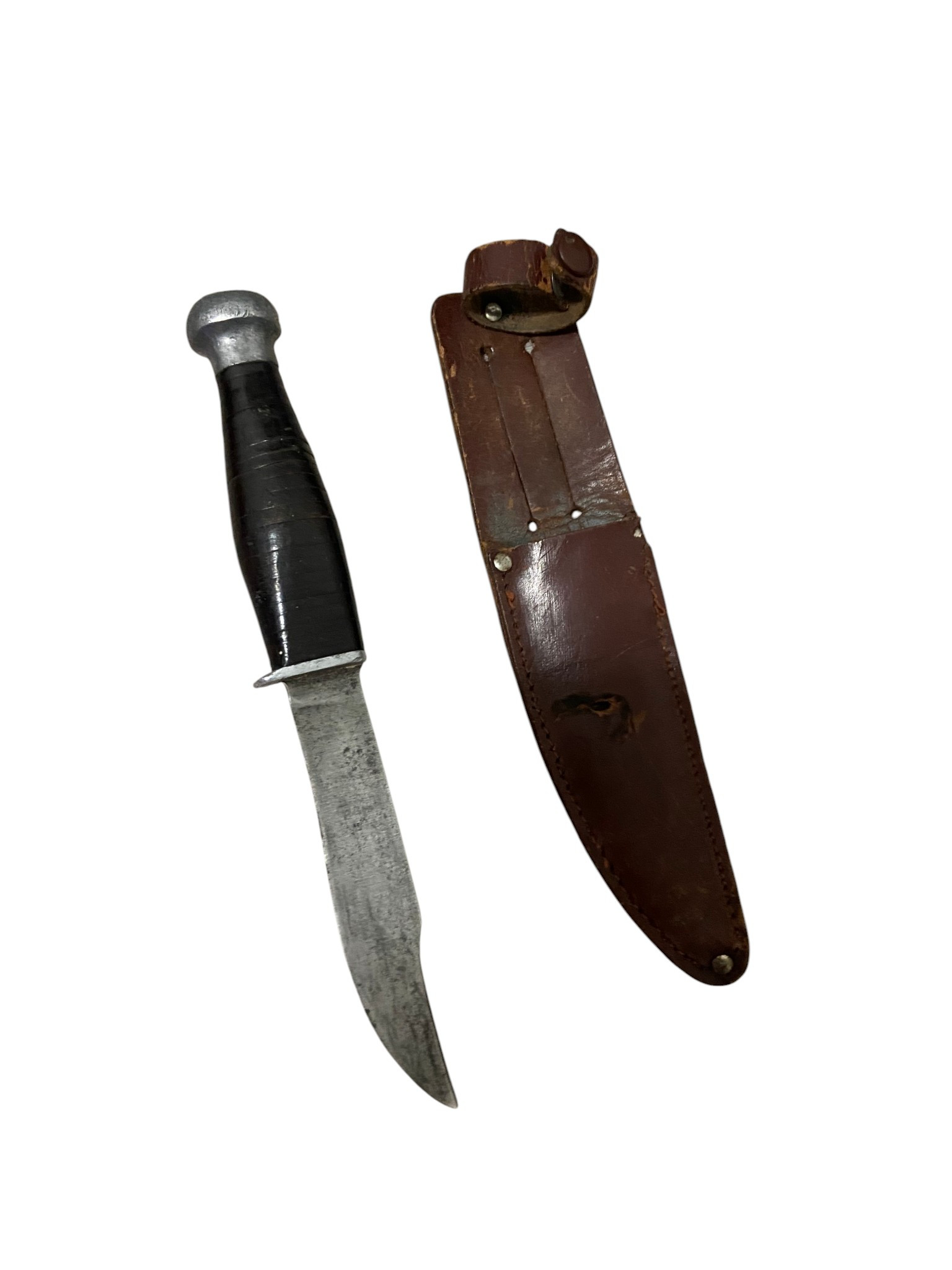 Vintage Hunting Knife W/ leather Sheath