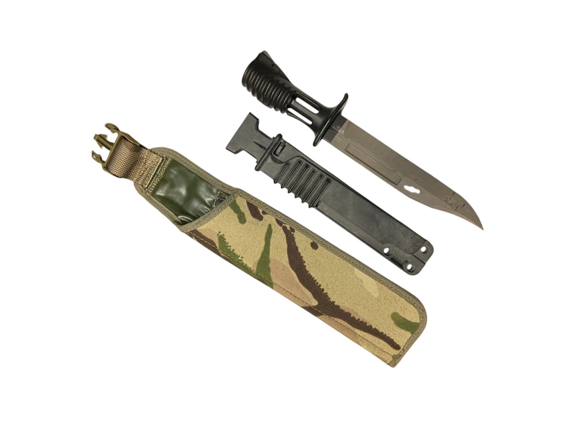 British Armed Forces SA80 L3A1 Bayonet & Scabbard W/ MTP Sleeve