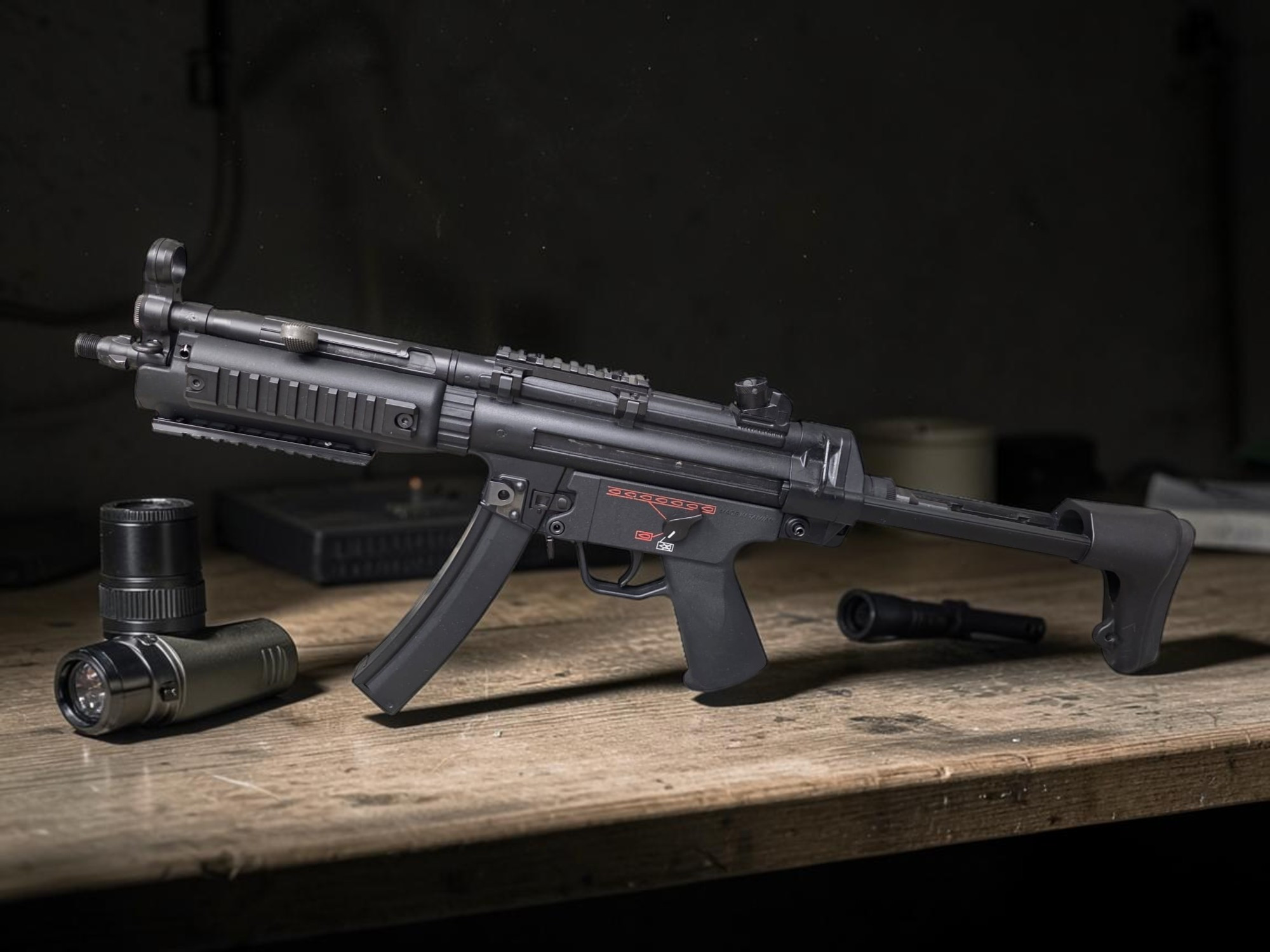 G&G MP5A3 (TGMA5 RTB) EBB Airsoft AEG Submachine - Package - USEDⓈ