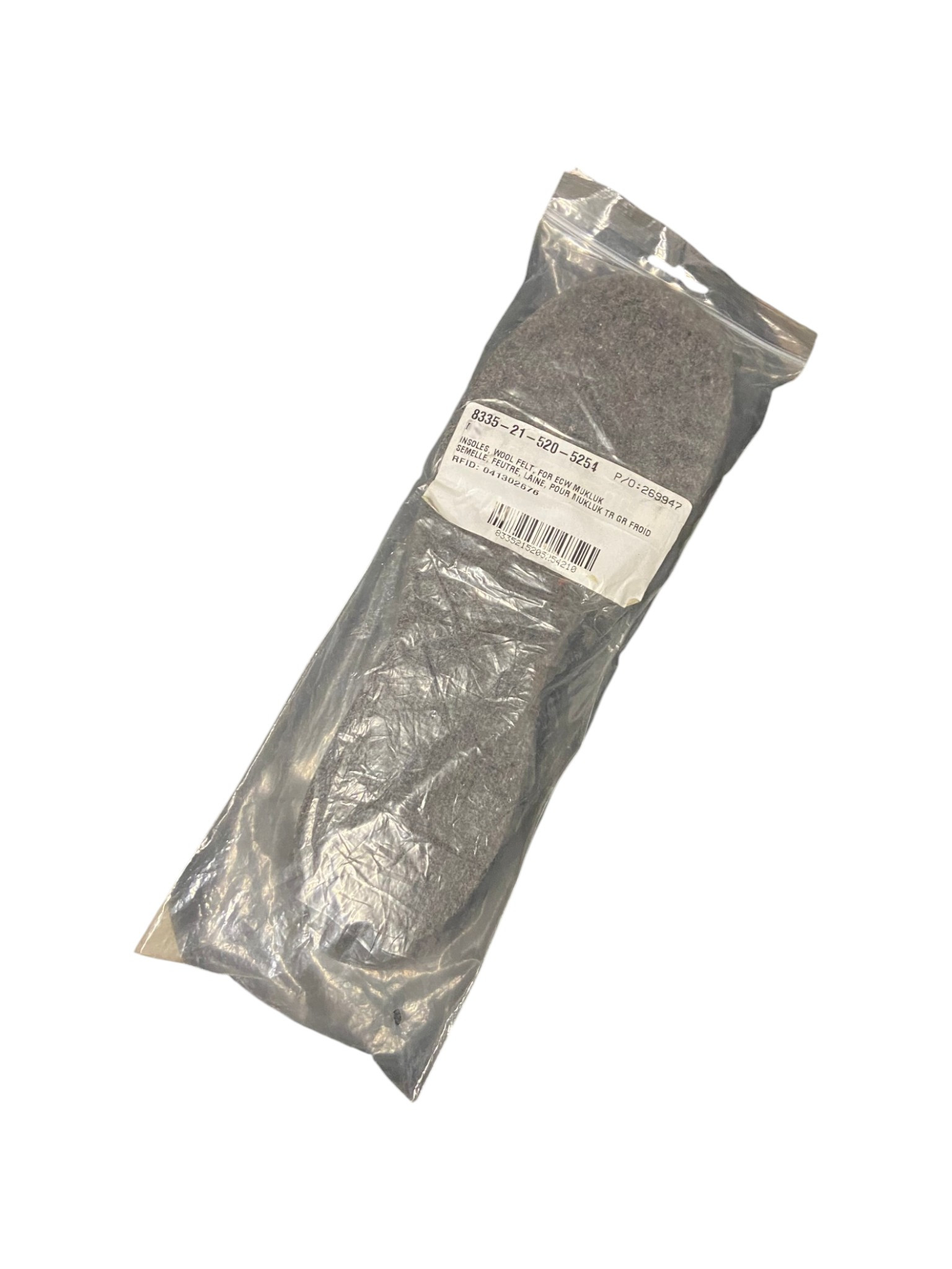 Canadian Armed Forces Mukluks Felt Insoles Size 13M - In Packaging