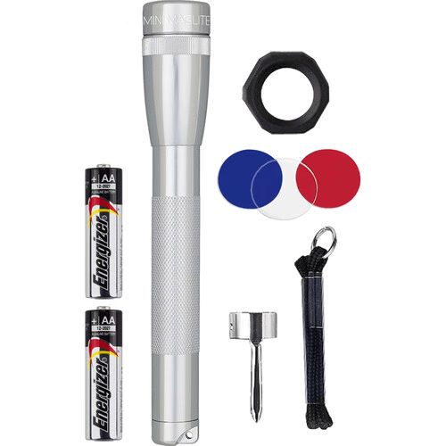 Mini Maglite Pro 2 Aa-cell Led Flashlight Combo Pack