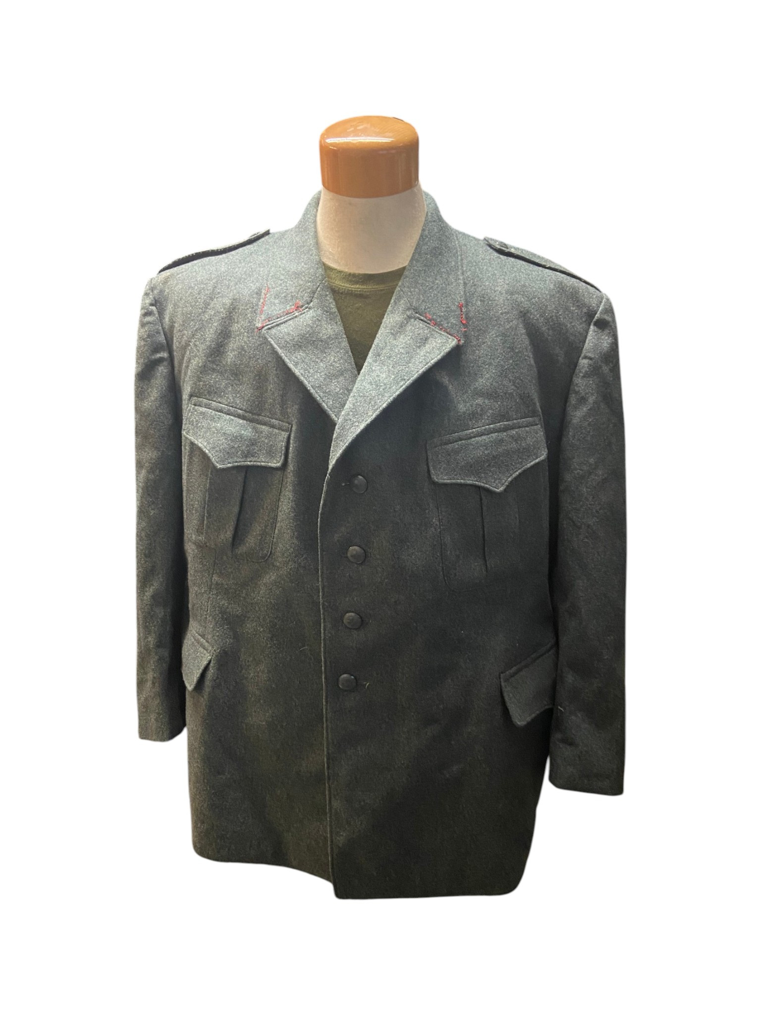 Swiss Armed Forces Field Grey Wool Tunic