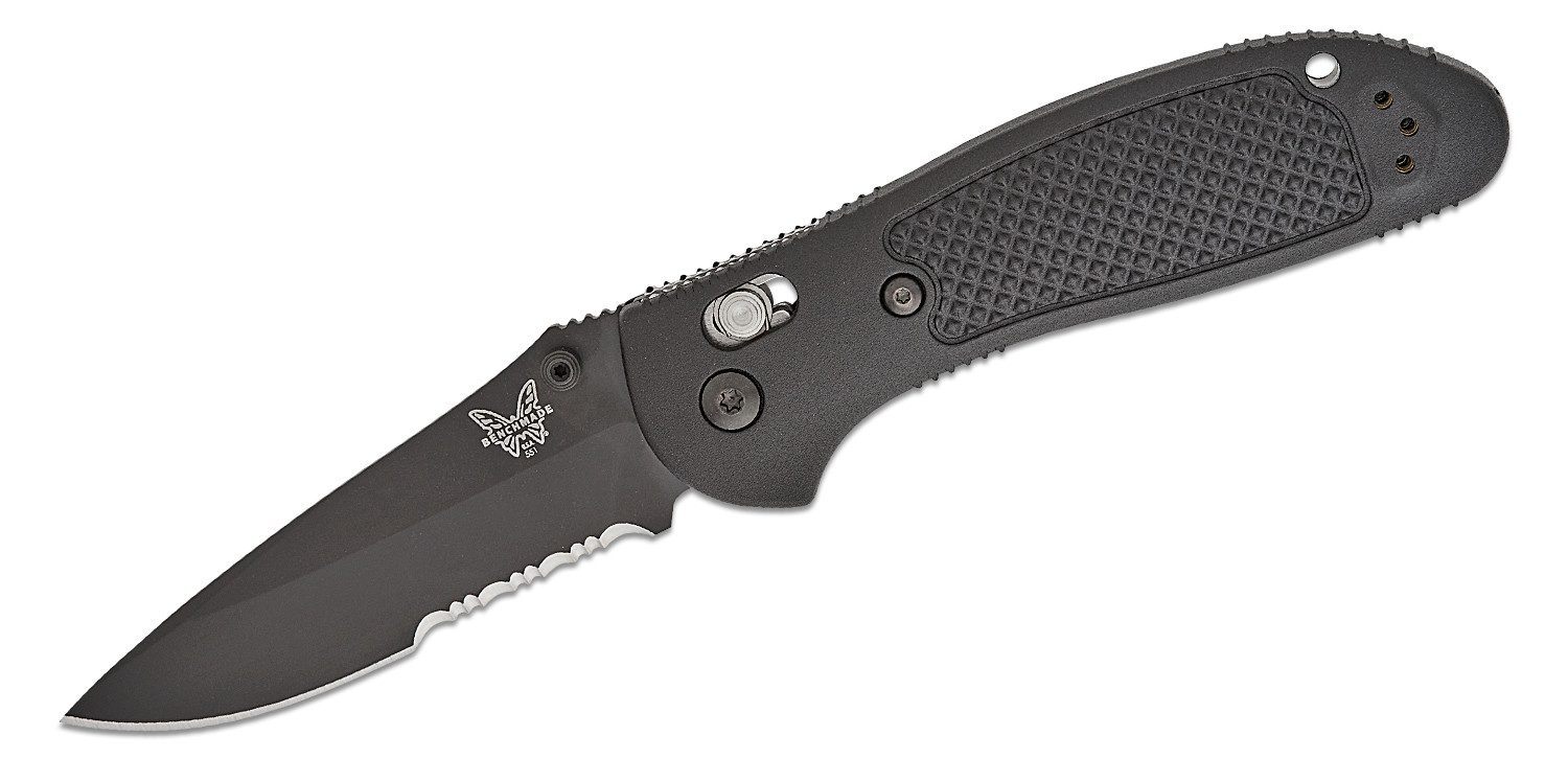 Benchmade Griptilian CPM S30V ComboEdge - Black Handle