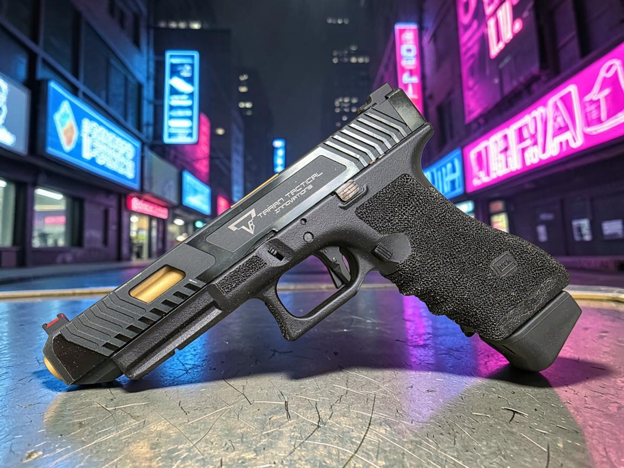 Army Armament TTI Combat Master G34 Airsoft GBB Pistol - USEDⓈ