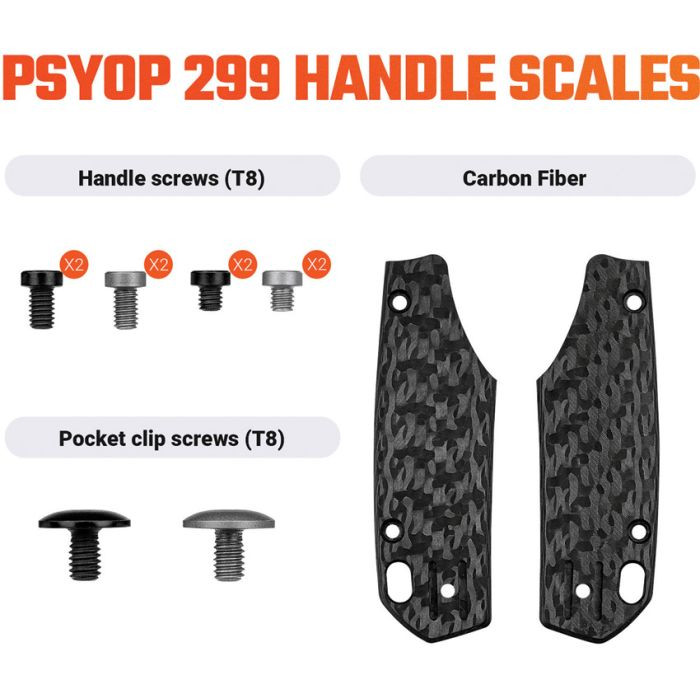 Psyop 299 Handle CF Black