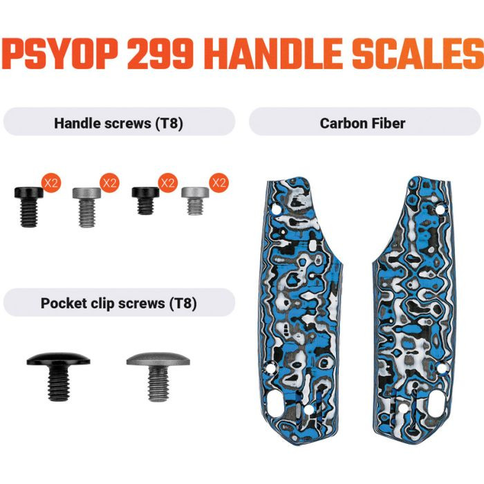 Psyop 299 Handle CF Blue