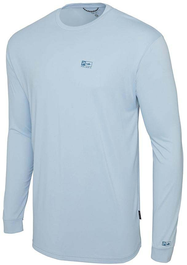 Pelagic Fishing Gear Aquatek Goione Tuna Fishing Shirt (Color: Light Blue)