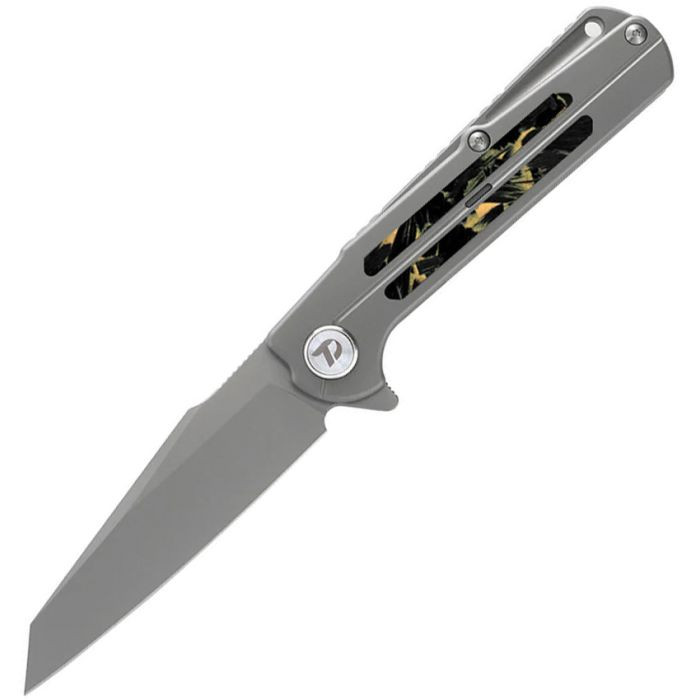Framelock Ti/CF Yellow