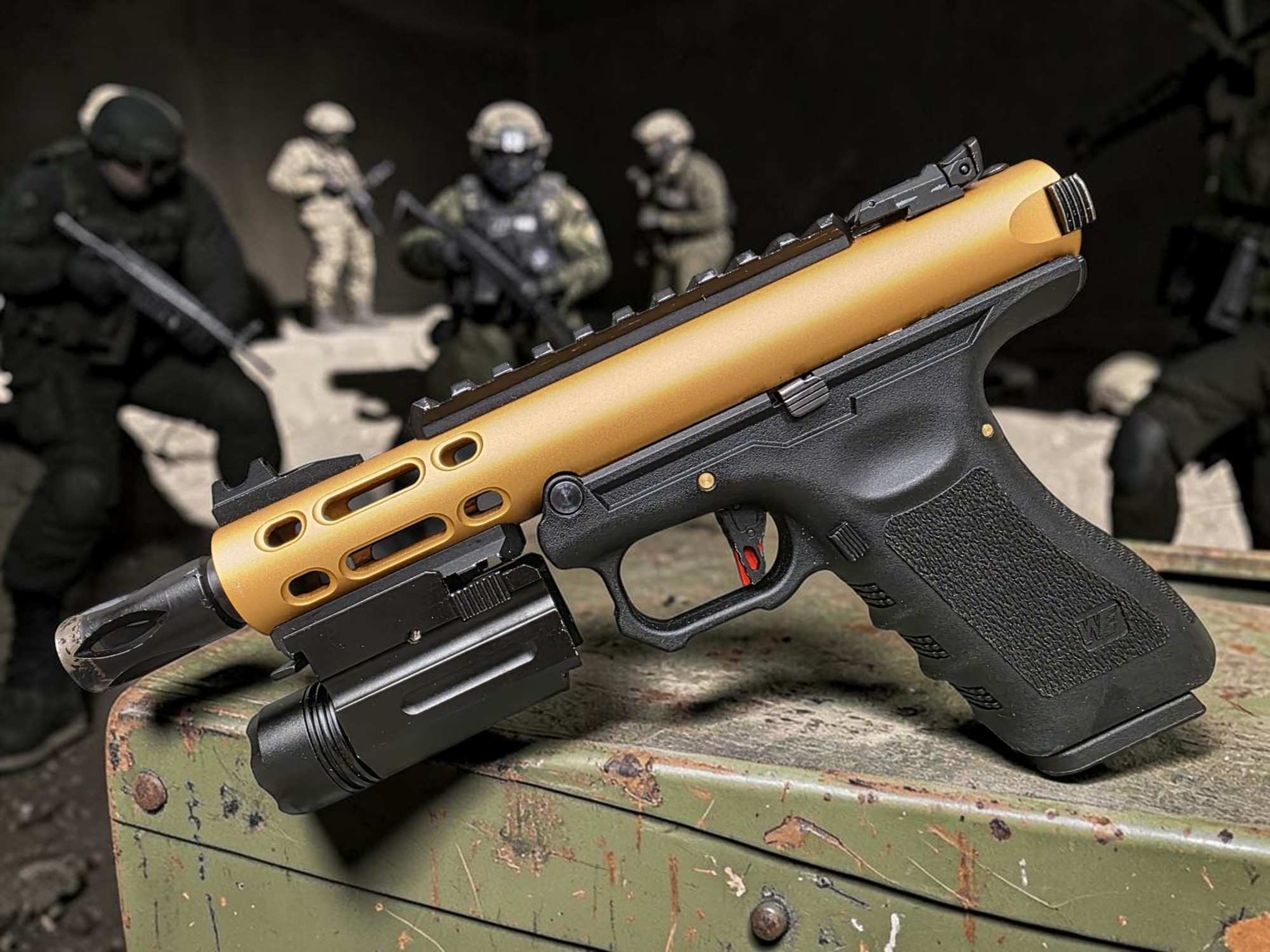 WE-Tech Galaxy Select-Fire Gas Blowback Airsoft Pistol - USEDⓈ