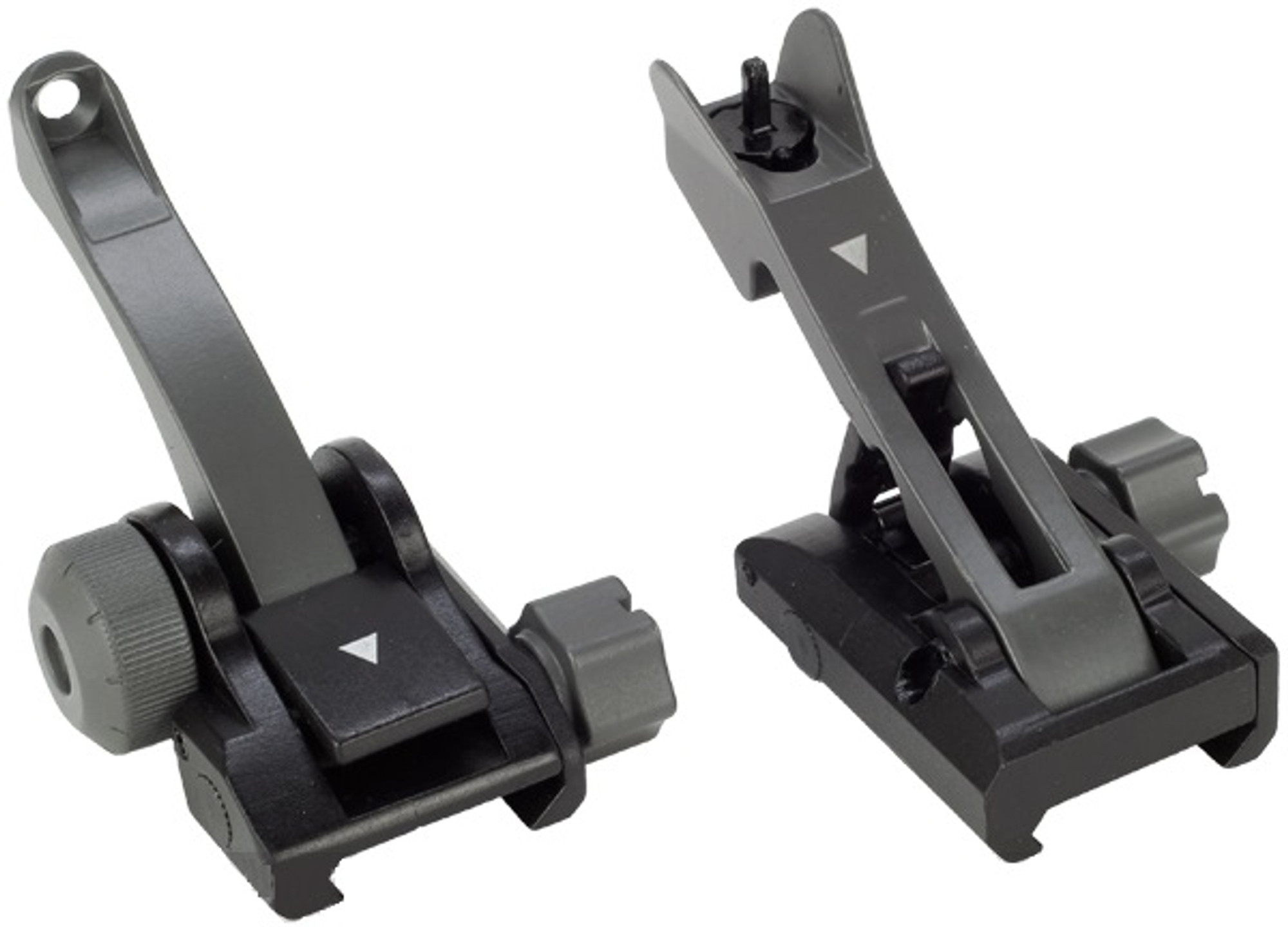 APS QD Catapult Flip-up Front & Rear Sight Set For Airsoft AEG Rifles
