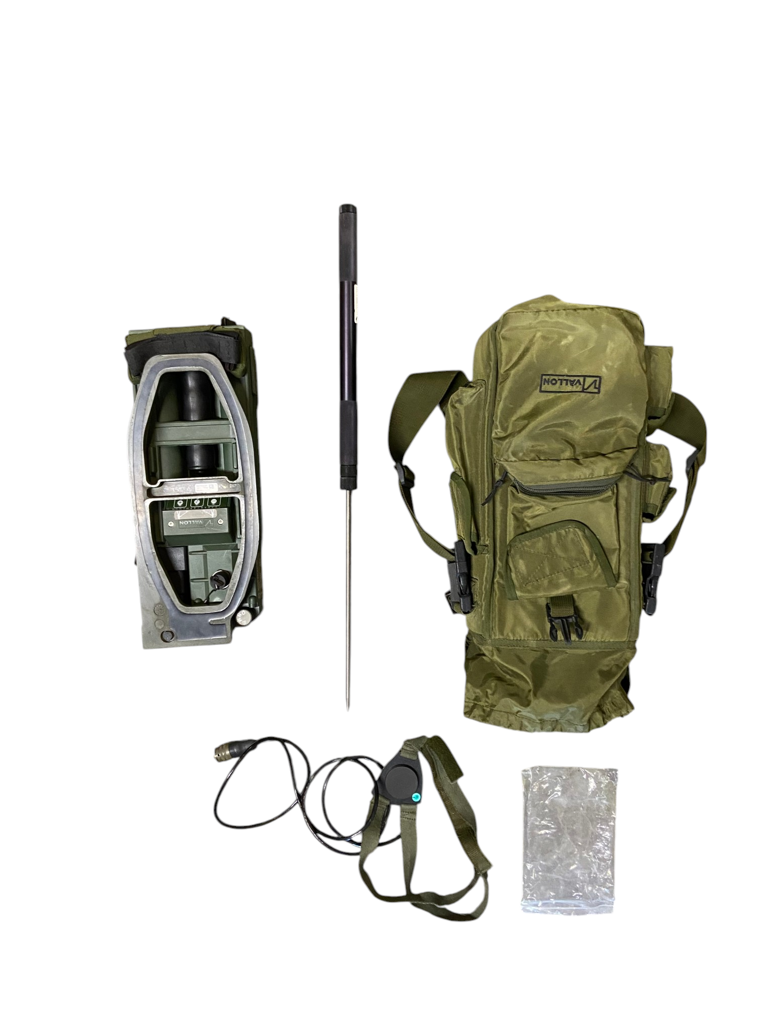Vallon VMC1 Mine Detector W/Carrying Bag & Extras