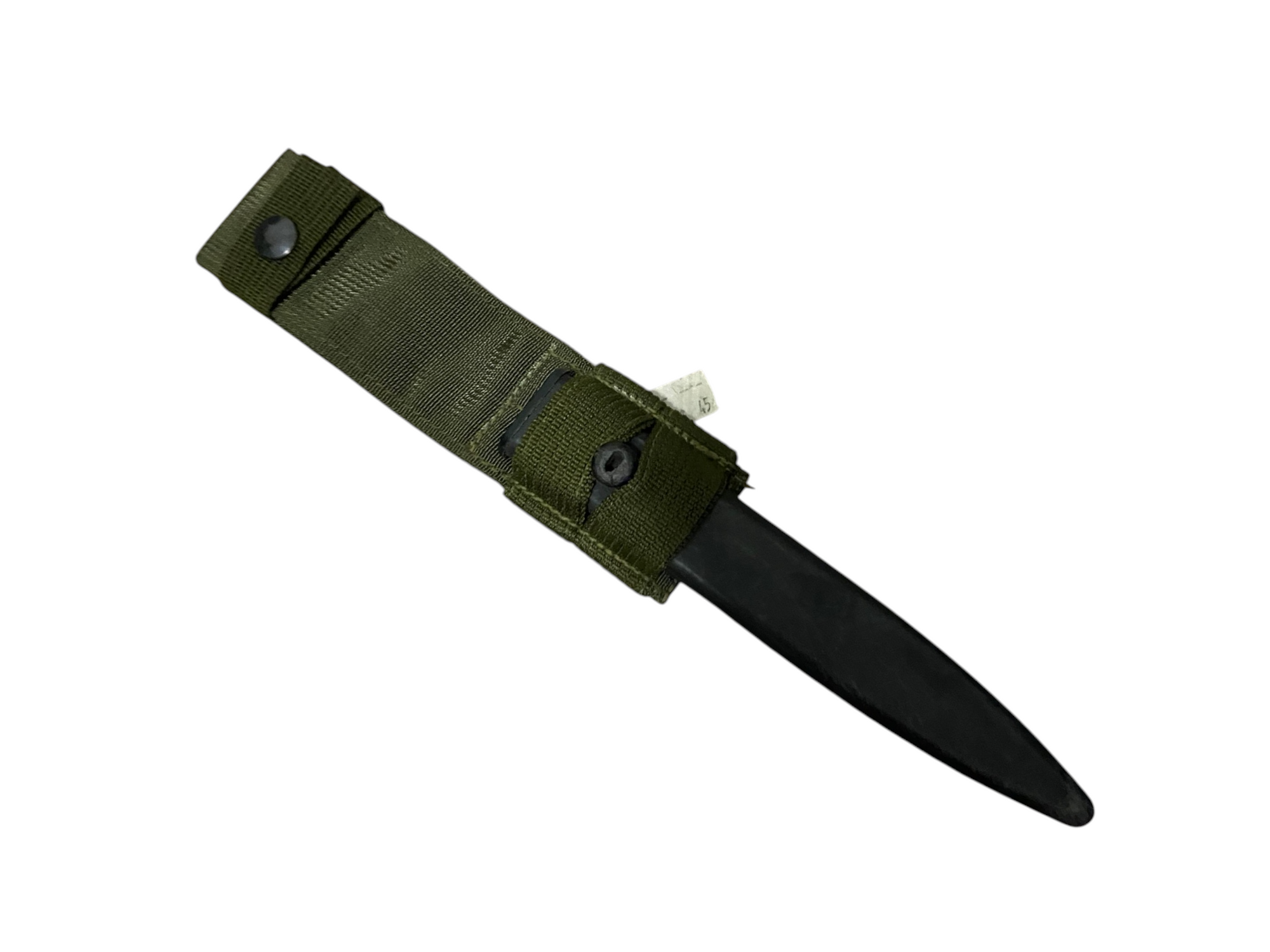 Canadian Armed Forces C7 Bayonet Scabbard W/Frog - Dated 1986