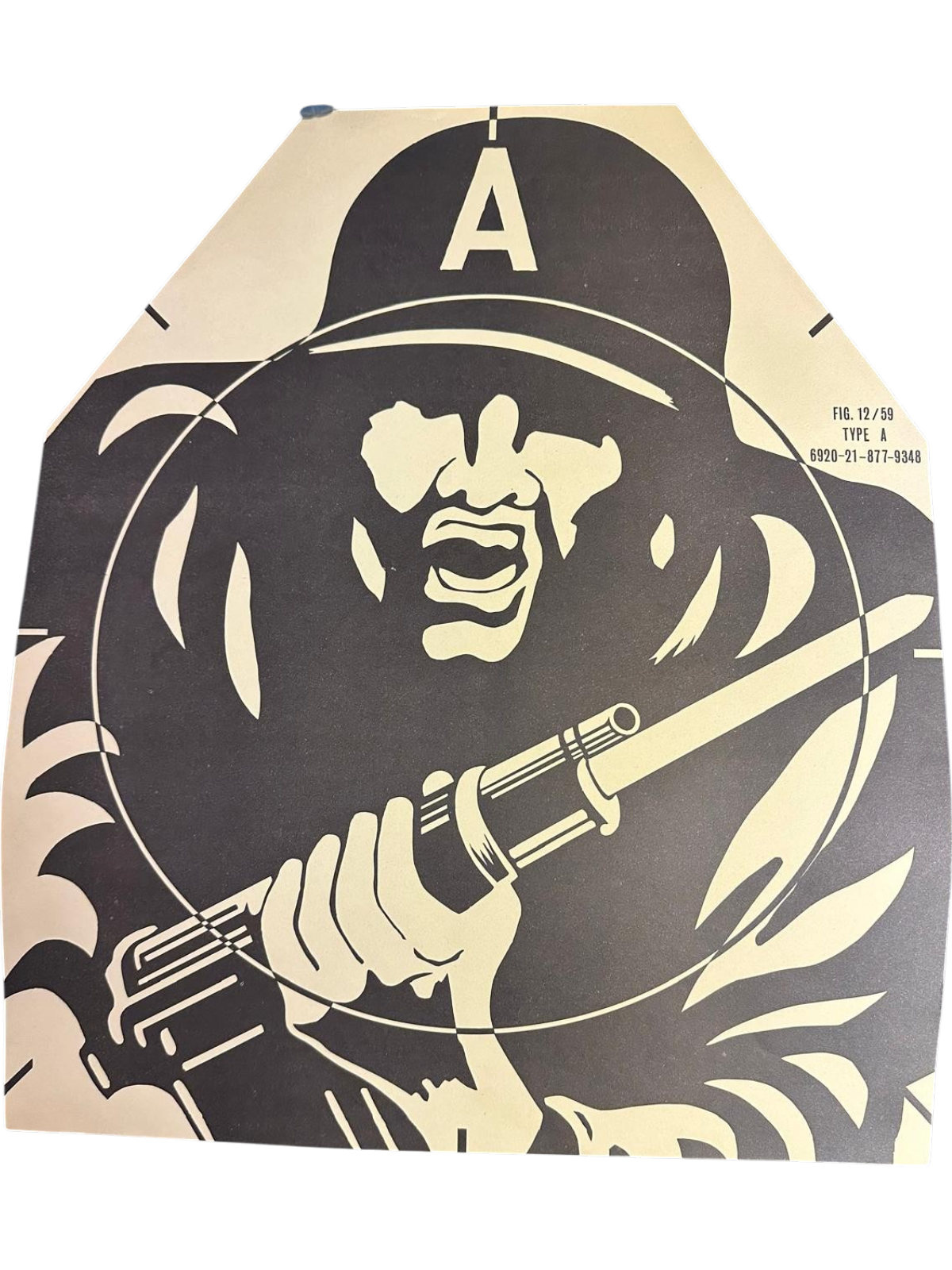 British Armed Forces Silhouette Paper Target