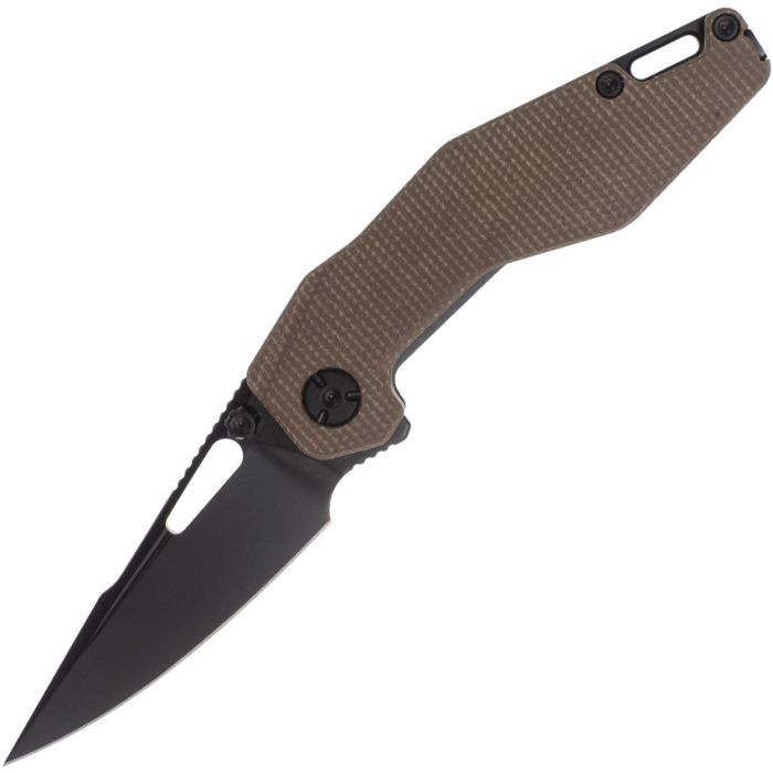 Woody Linerlock Micarta