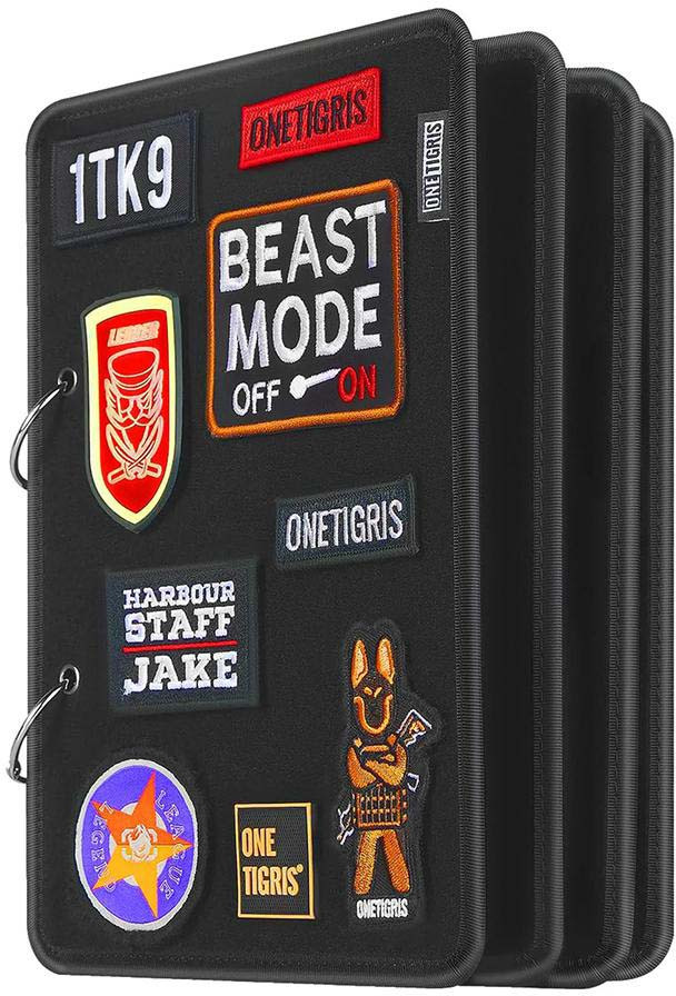 OneTigris Flip-Page Patch Book