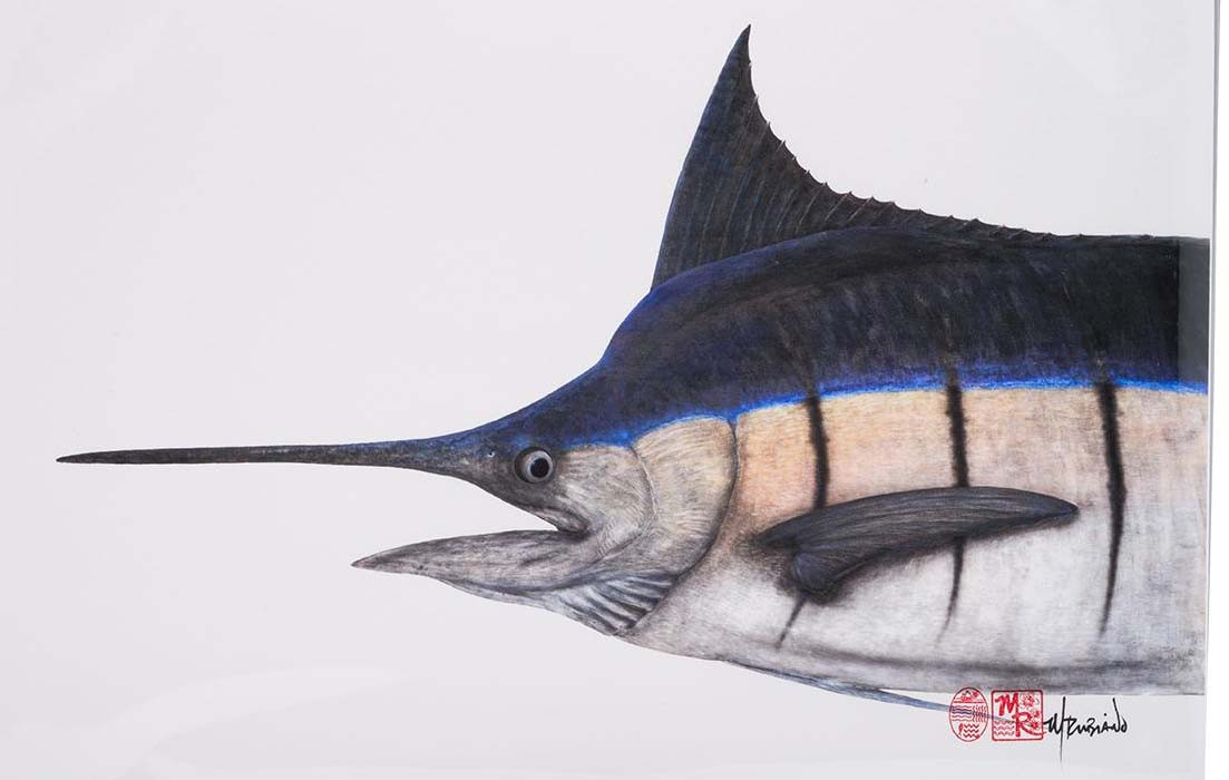 Strategic Angler Gyotaku Archival Giclee Print