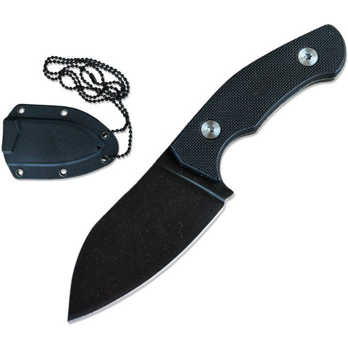 Neck Knife Black