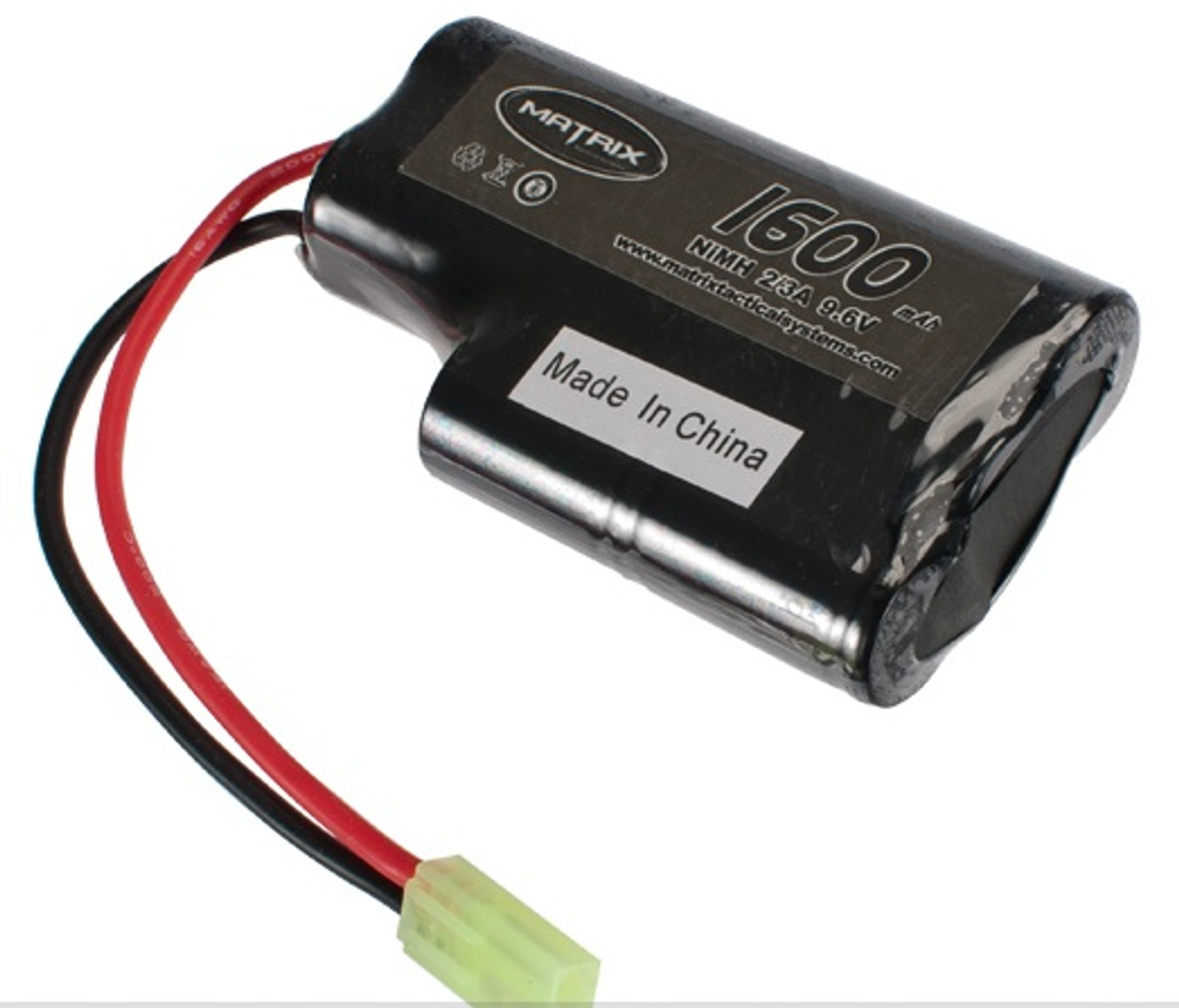 Matrix Custom Type Battery Pack for PEQ2 Box - 9.6V 1600 mAh