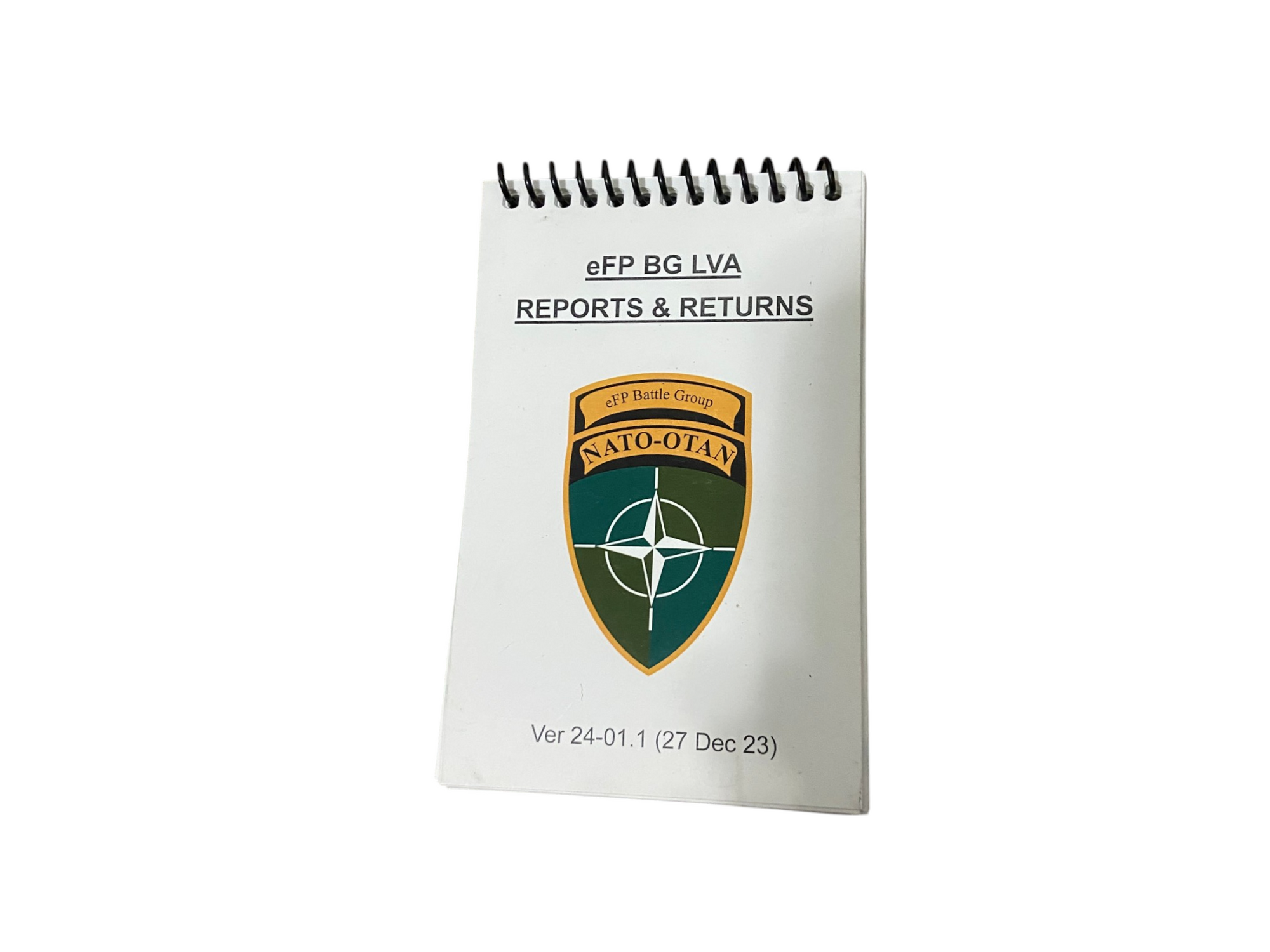 Canadian Armed Forces NATO EFP Battle Group Guide & Reminder Memoire