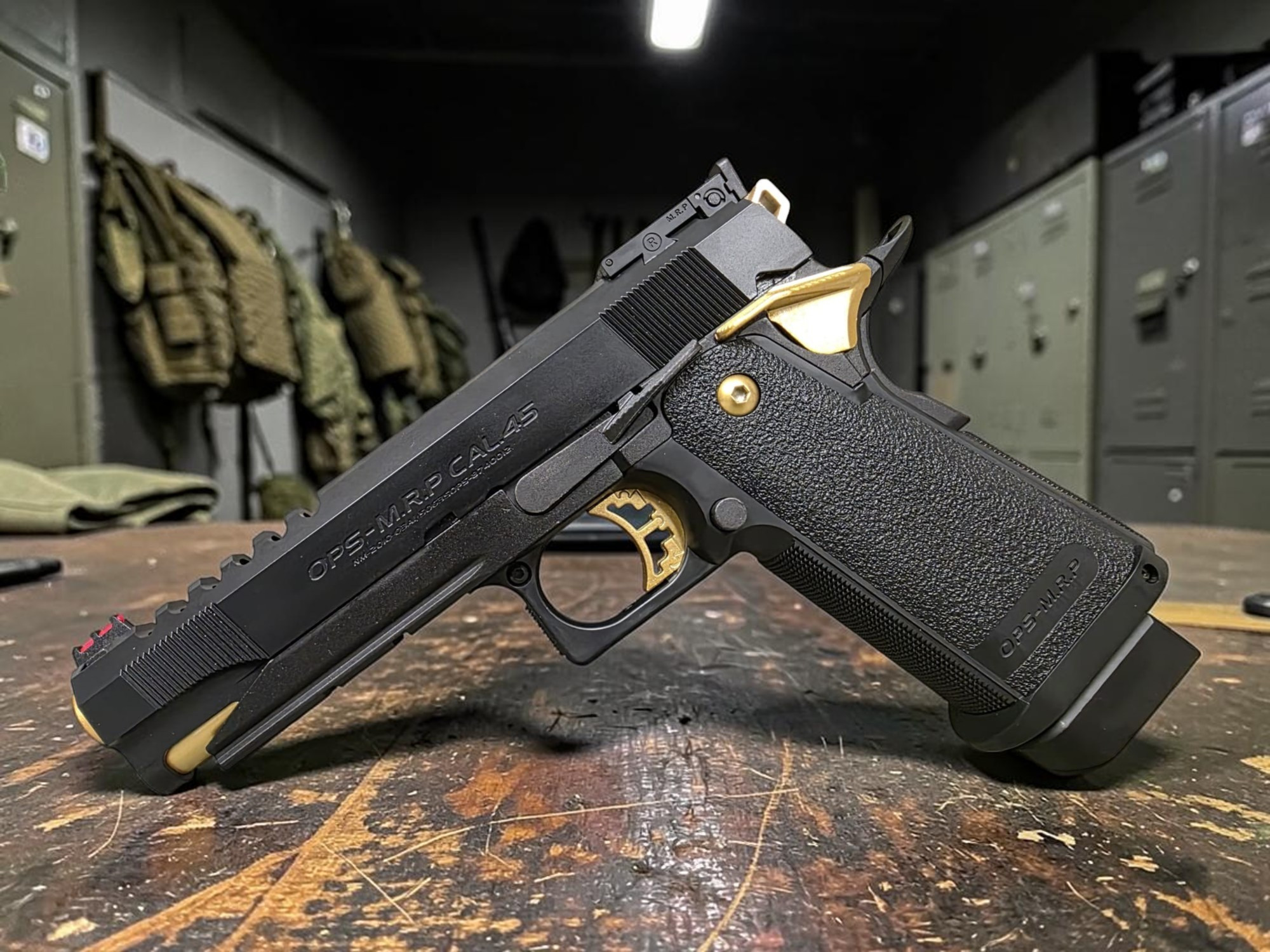 Tokyo Marui Gold Match Hi-CAPA 5.1 Competition Gas Blowback Airsoft Pistol - USEDⓈ