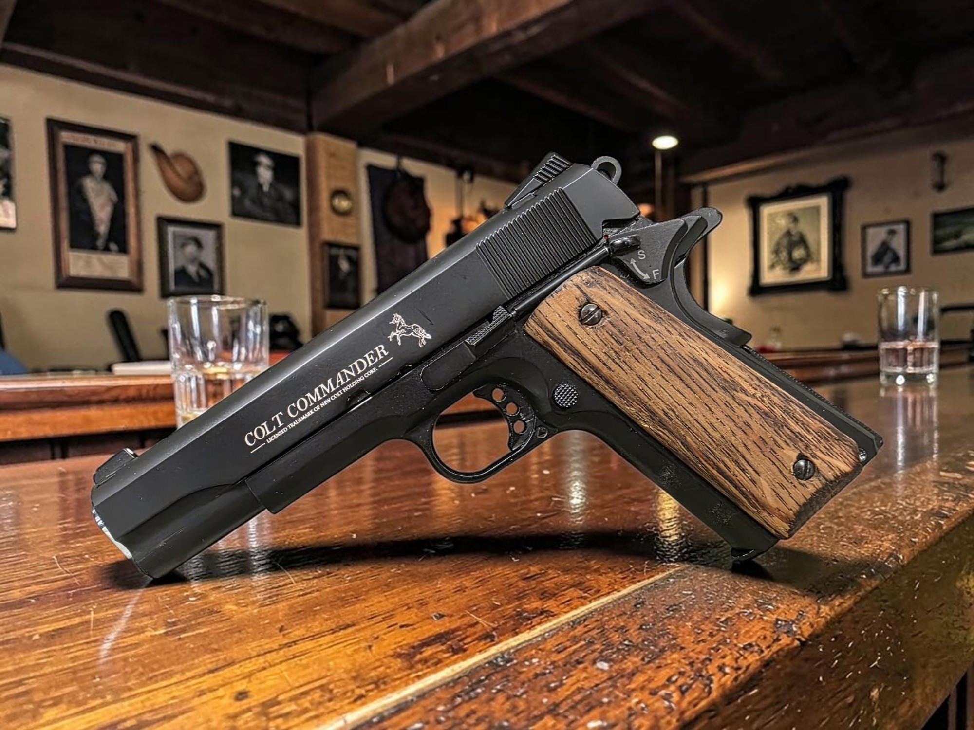 Umarex Colt Commander Co2 Blowback 1911 4.5mm Air Gun - USEDⓈ