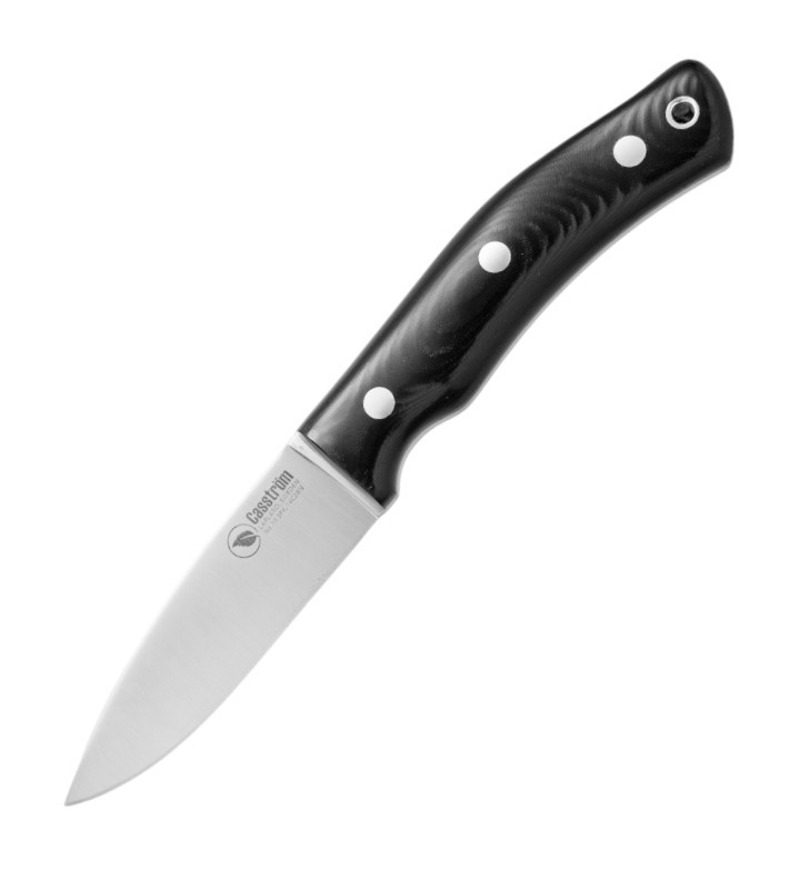 Casström 14C28N No.10 SFK (Swedish Forest Knife) Black Micarta W/Spare Sheath