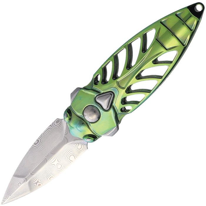 Mini Cicada Flipper Lock Green