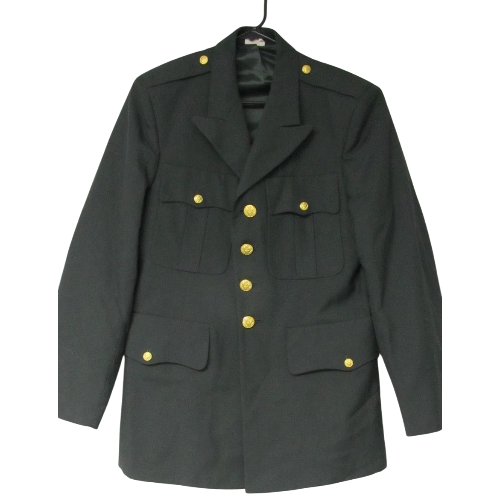 U.S. Armed Forces Serge Green AG-334 Poly/Wool Dress Coat